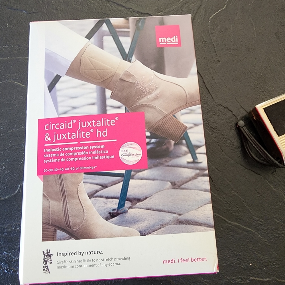 Beige Compression Socks